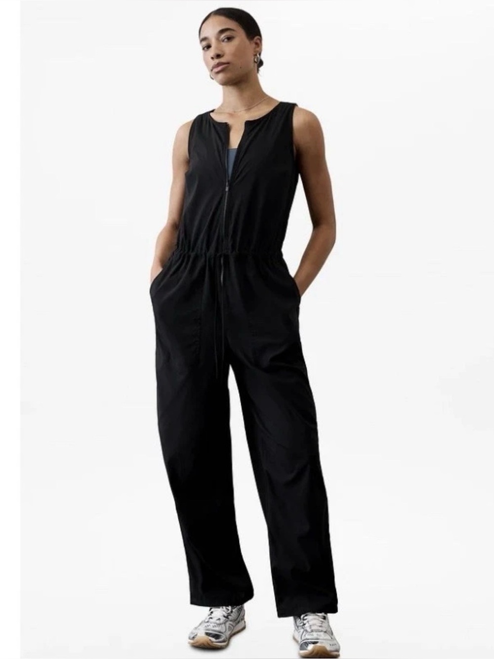 NWT Athleta Flex Jumpsuit Black Size Small S